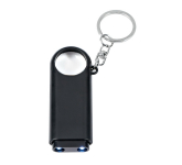 Magnifier and LED Light Key Chain