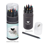 Blackwood 12-Piece Colored Pencil Set With Sharpener
