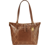 Cutter & Buck® Bainbridge Quilted Leather Tote